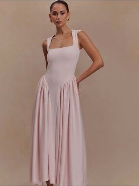 Meshki Blush Sleeveless Maxi Dress
